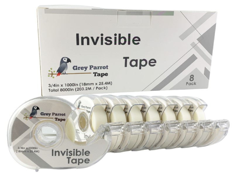 Cinta de oficina invisible de 3/4 pulgadas + dispensador